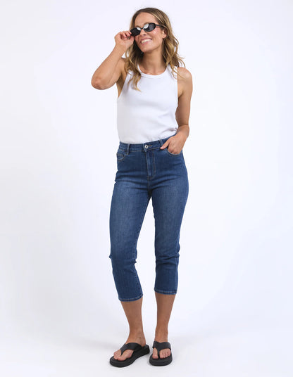 Elm Mollie Capri Jean - Blue