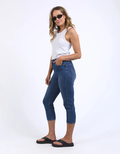 Elm Mollie Capri Jean - Blue