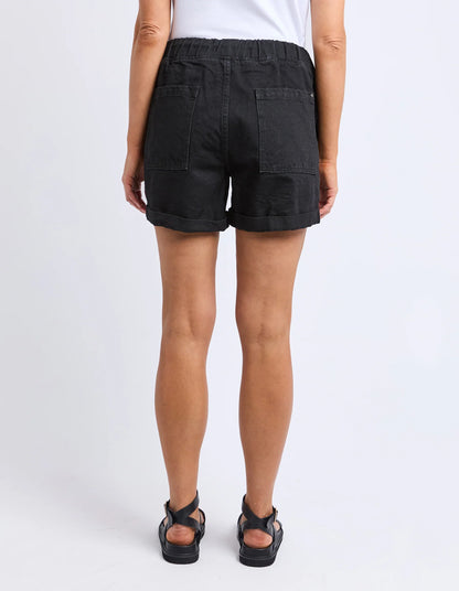 Elm Emma Relaxed Short - Black