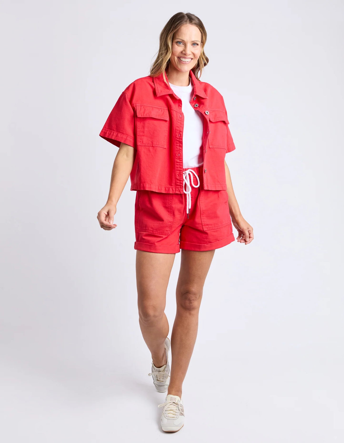 Elm Scottie S/S Shirt - Poppy