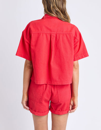 Elm Scottie S/S Shirt - Poppy