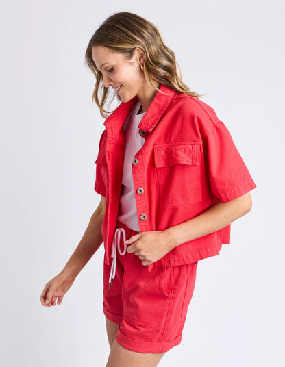 Elm Scottie S/S Shirt - Poppy