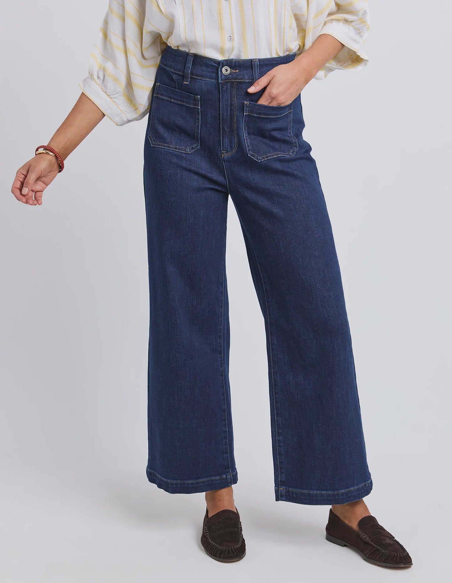 Elm Alyssa Front Pocket Jean - Sapphire