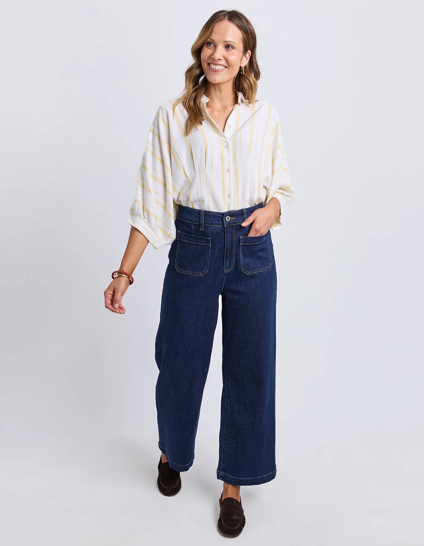 Elm Alyssa Front Pocket Jean - Sapphire