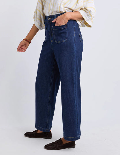 Elm Alyssa Front Pocket Jean - Sapphire