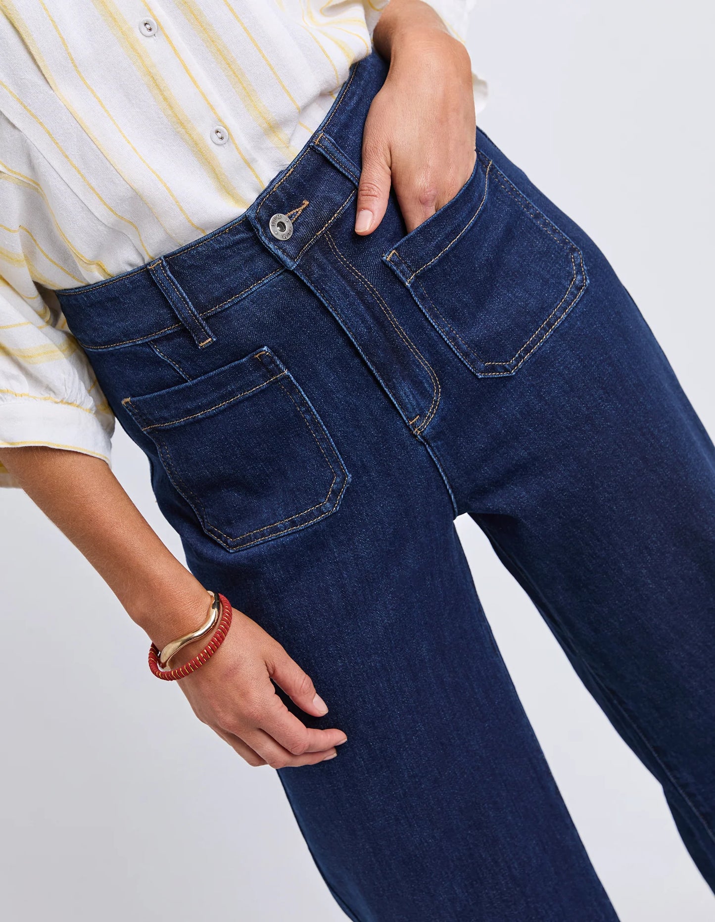 Elm Alyssa Front Pocket Jean - Sapphire