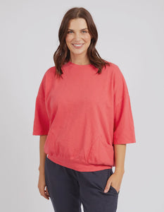 Elm Mazie Sweat - Coral  Spritz