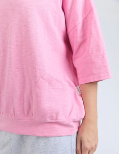 Elm Mazie Sweat - Strawberry Pink