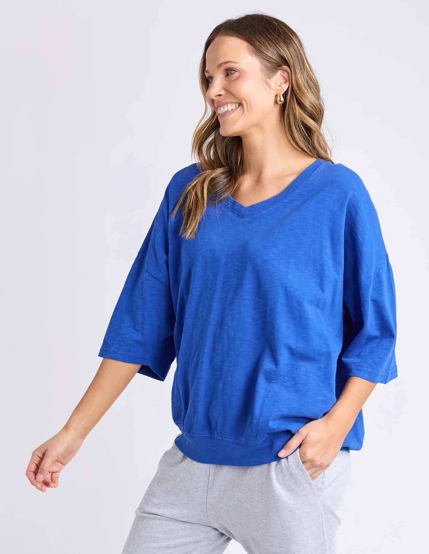 Elm Mazie Vee Tee - French Blue