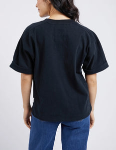 Elm On The Go S/S Sweat Black