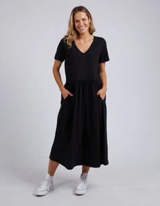 Elm Mimi Midi Dress Black