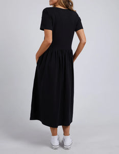 Elm Mimi Midi Dress Black