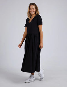 Elm Mimi Midi Dress Black