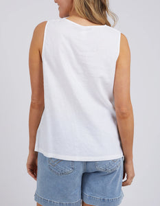 Elm Curtis Woven Tank - White