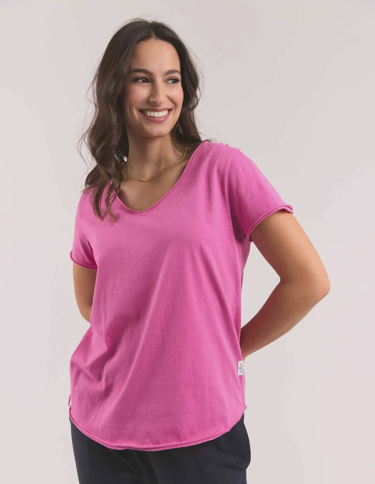 Elm Pima Vee Tee - Magenta