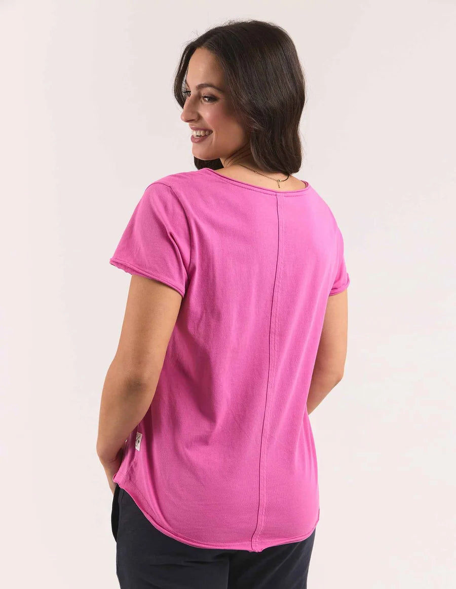 Elm Pima Vee Tee - Magenta
