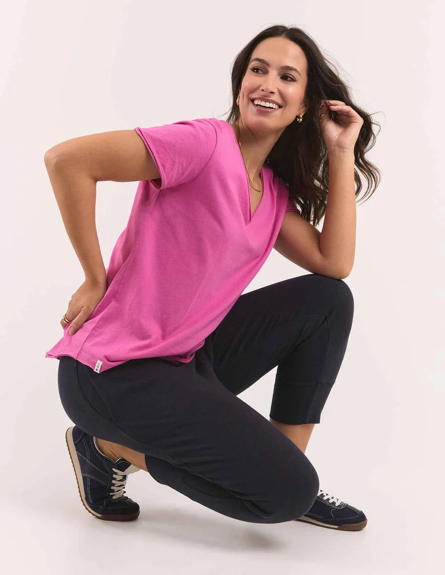 Elm Pima Vee Tee - Magenta