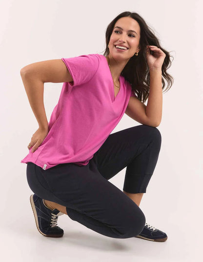 Elm Pima Vee Tee - Magenta