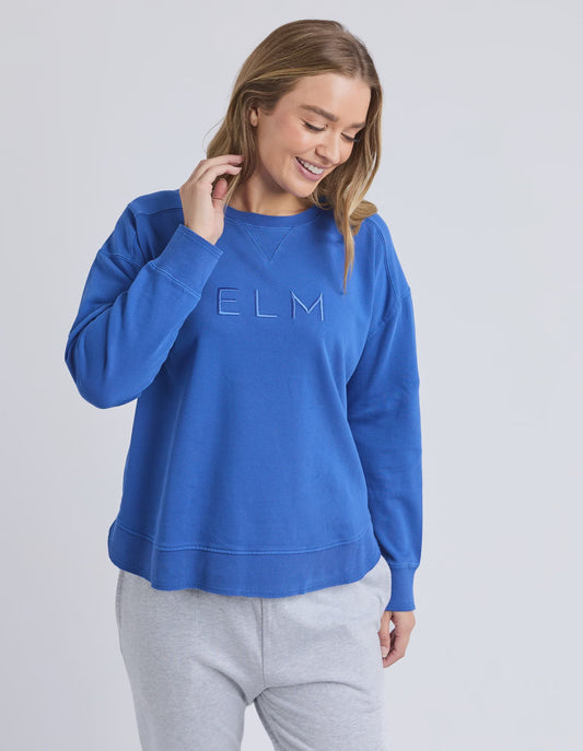 Elm Established Crew - French Blue