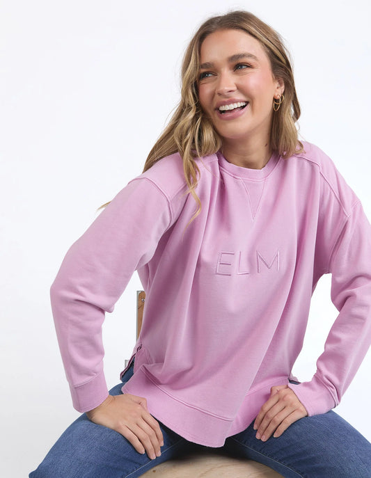 Elm Established Crew - Peony Pink