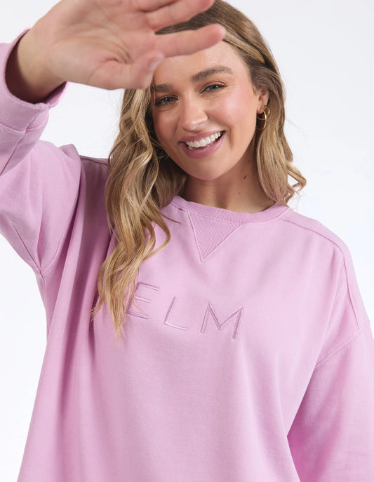 Elm Established Crew - Peony Pink