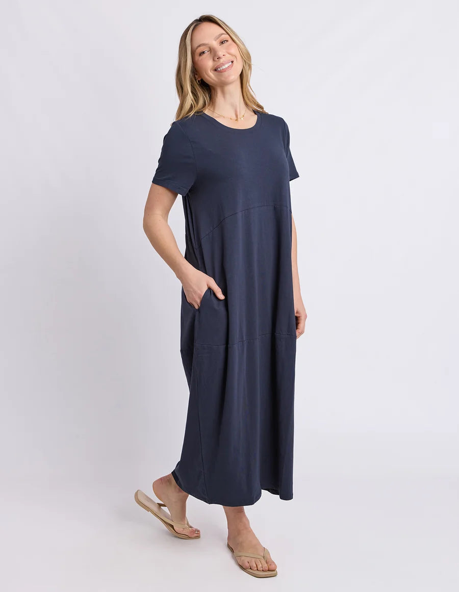 Elm Diana S/S Dress - Navy