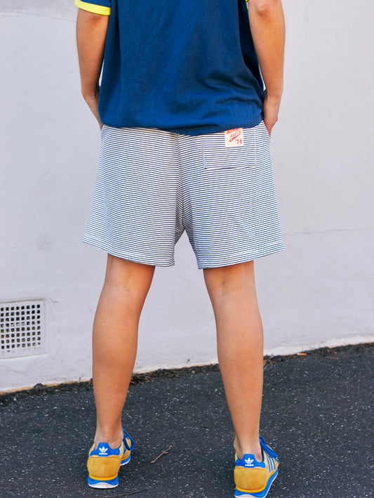 Hammill & CoSanta Monica Stripe Short - Blue/White/Yellow