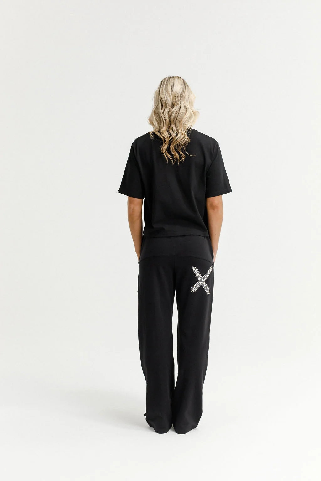 Homelee Avenue Pants - Winter Weight - Black with Graphite Daisy X