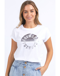 Foxwood Outline Tee - White