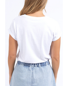 Foxwood Outline Tee - White