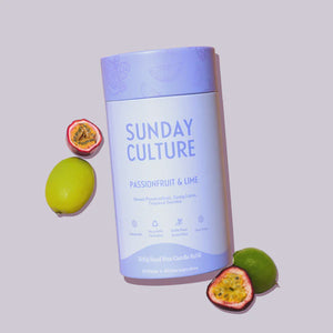 Sunday Culture Sand Wax Candle Refill 300g -  Passionfruit & Lime