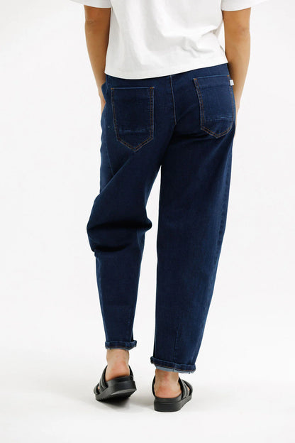 Homelee Barrel Jeans - Indigo Wash