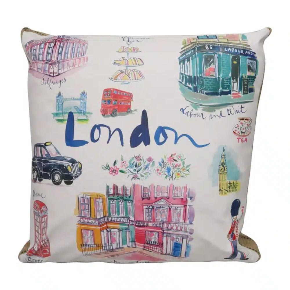 Le Forge Art Cushion - London Multi