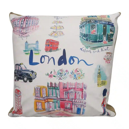 Le Forge Art Cushion - London Multi