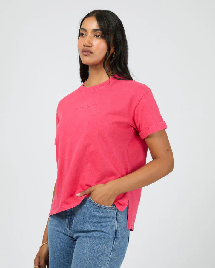 All About Eve AAE Washed Tee - Berry