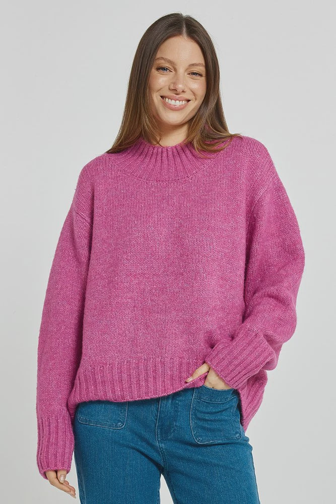 Betty Basics Lola Jumper - Mulberry