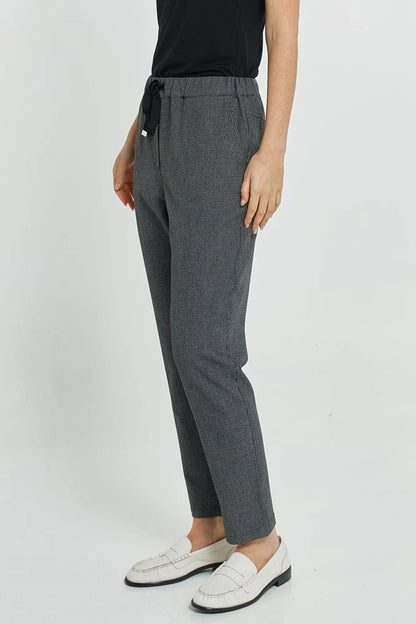 Betty Basics Kenzie Jogger - Grey Check Black