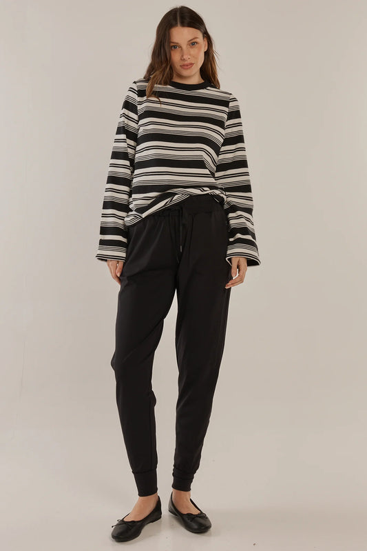 Betty Basics Cara Travel Jogger - Black