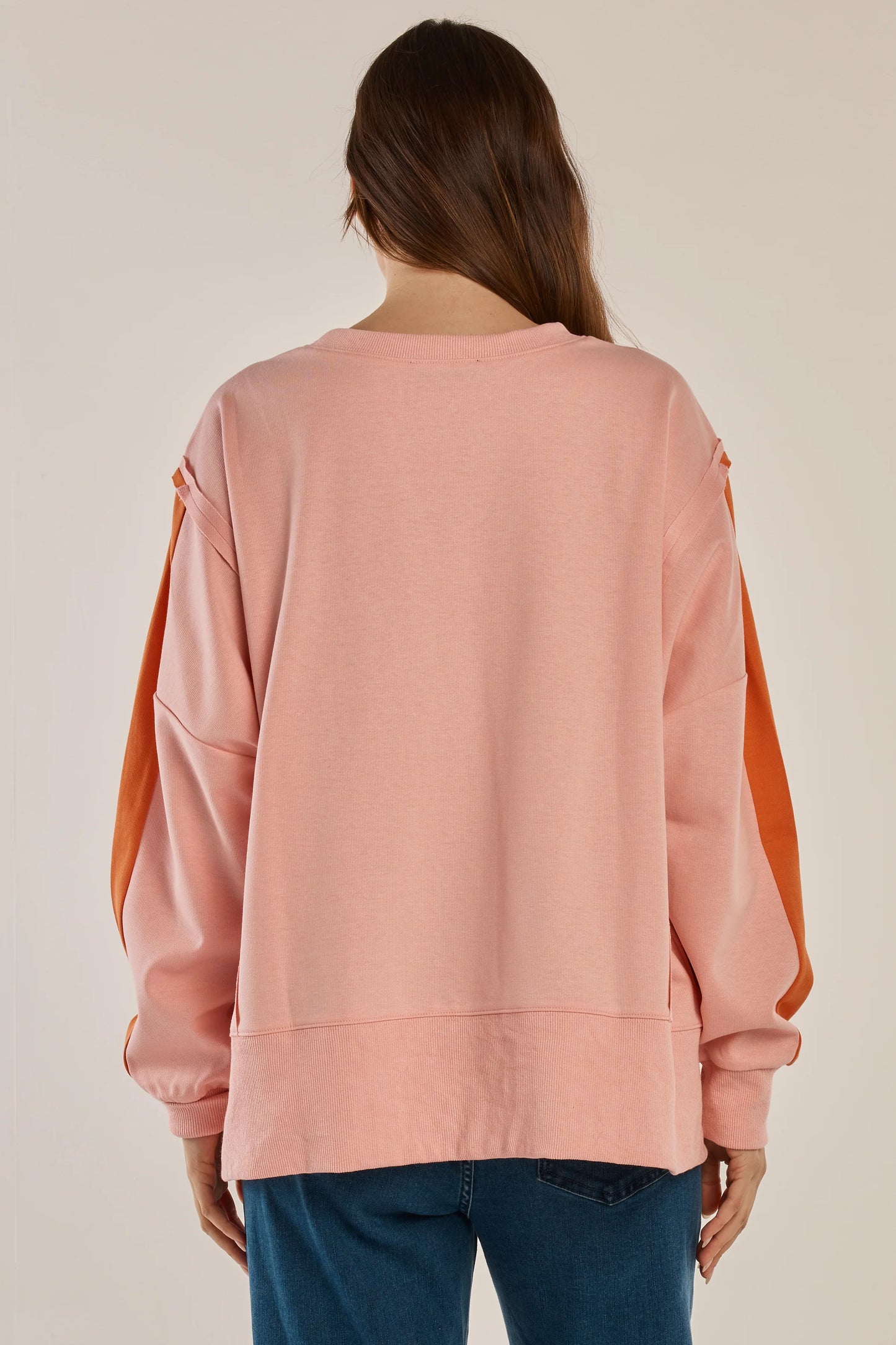 Betty Basics Tania Sweatshirt - Pink/Orange