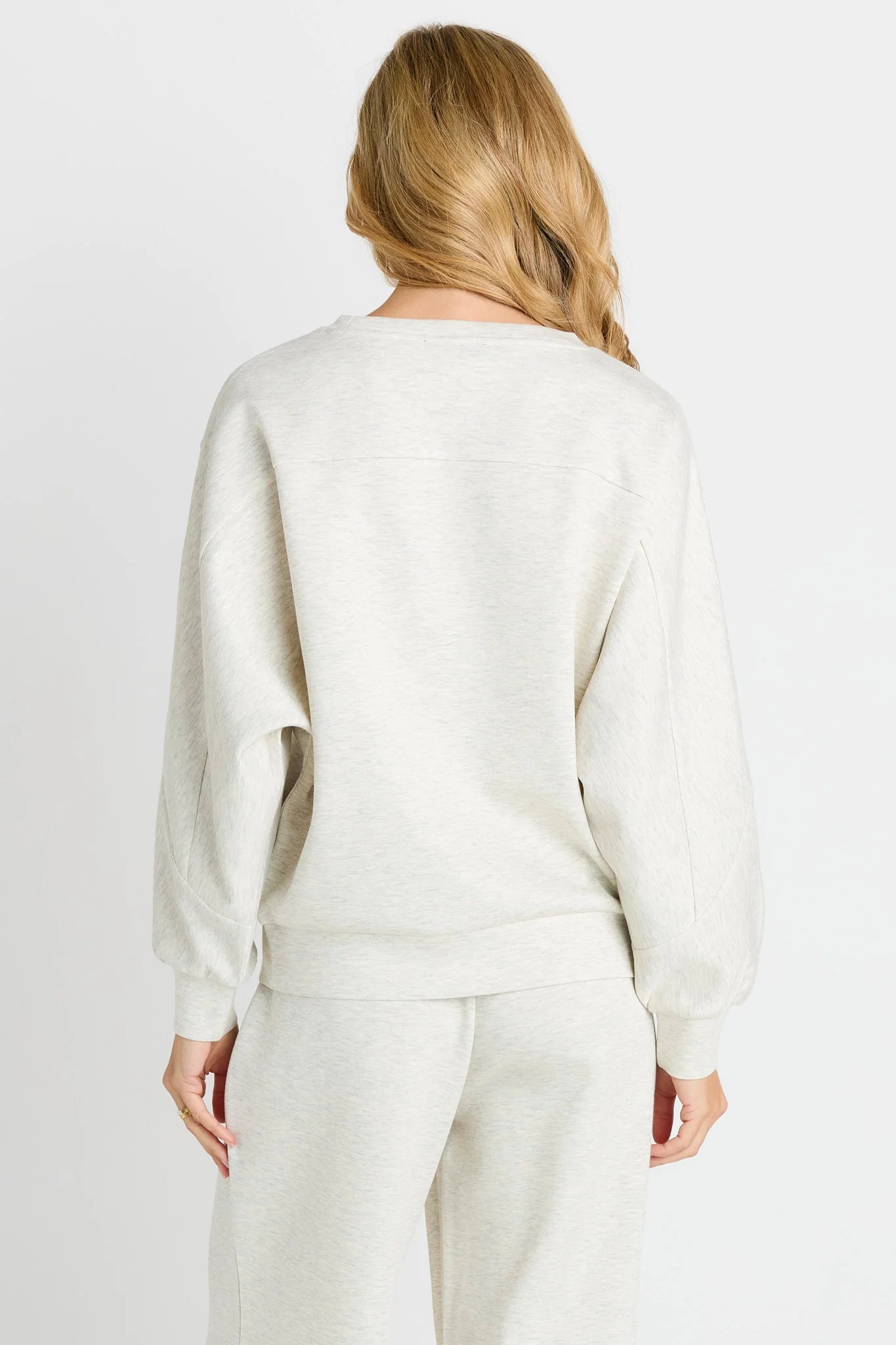 Betty Basics Marcy Sweatshirt - Grey Marle