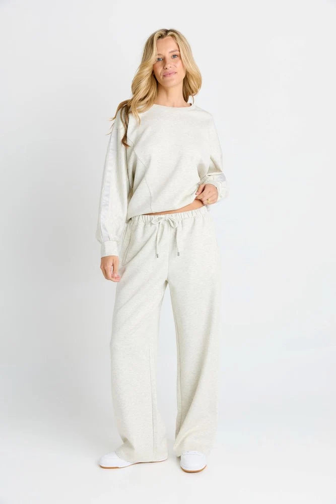 Betty Basics Marcy Trackpant - Grey Marle