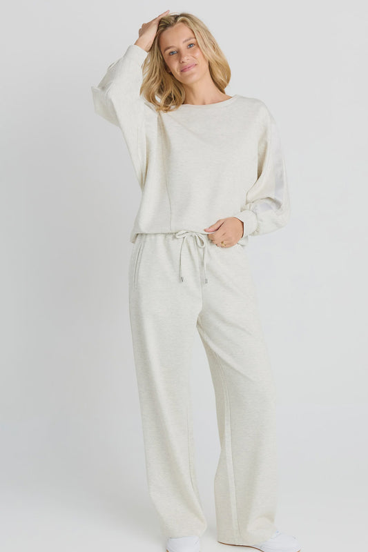 Betty Basics Marcy Trackpant - Grey Marle