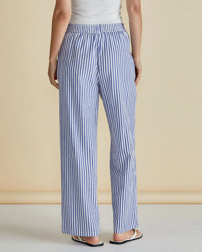 Betty Basics Georgie Pants - Navy Stripe