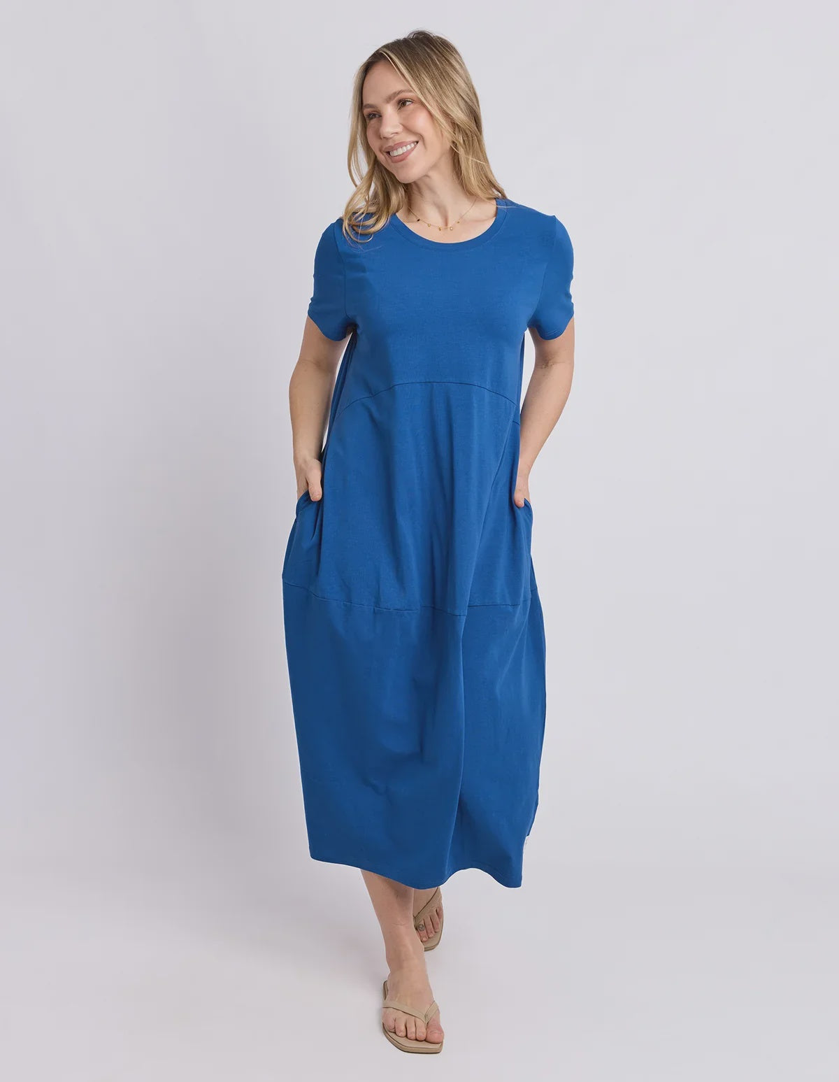 Elm Diana S/S Dress - China Blue