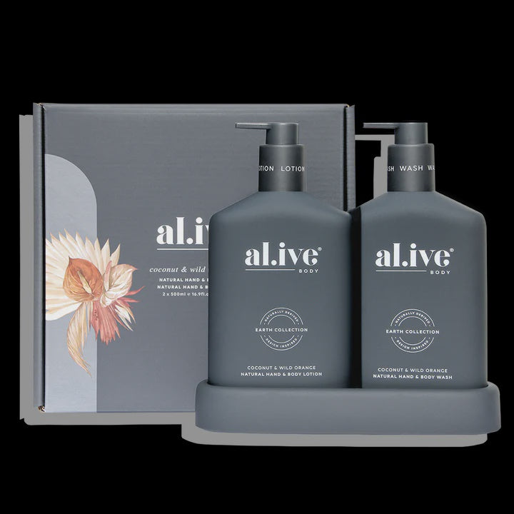 al.ive Body Lotion & Wash Duo - Coconut & Wild Orange