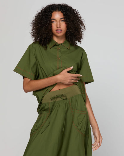 Boom Shankar Guru Skirt - Chive