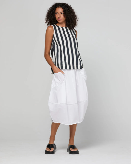 Boom Shankar Shiro Top - Mono Stripe