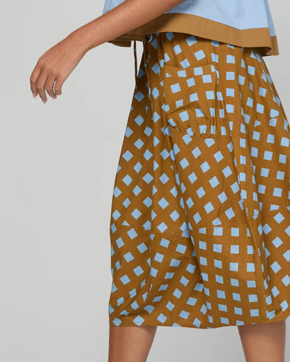 Boom Shankar Guru Skirt - Geo Check