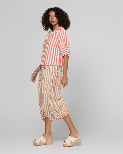 Boom Shankar Ava Top - Watermelon Stripe
