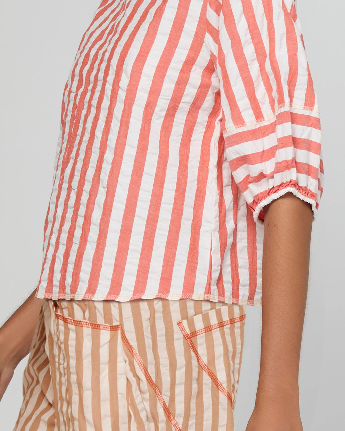Boom Shankar Ava Top - Watermelon Stripe